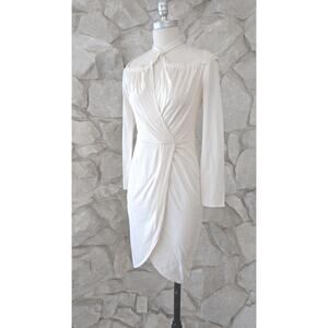 Phillip Lim Faux Wrap Dress with Cold Shoulder detail Small